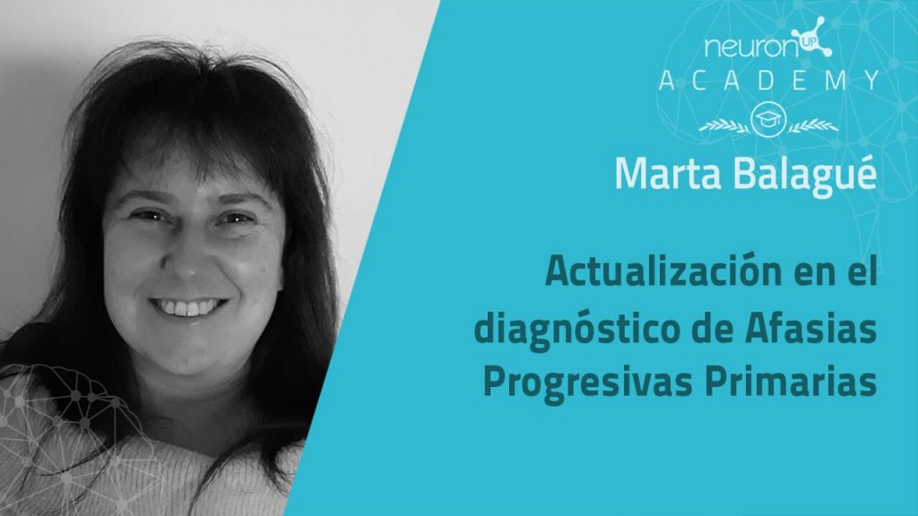 Marta Balagué responde a las dudas sobre su ponencia sobre la actualización en el diagnóstico de afasias progresivas primarias