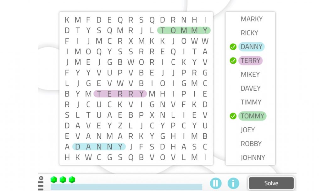 Personalize word find puzzles